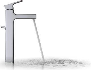 Смеситель для раковины Jacob Delafon STRAYT E37329-CP высокий